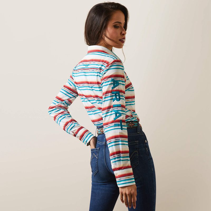 Rosa Serape Ariat Team Kirby Stretch Shirt | 64PRDLHXJ