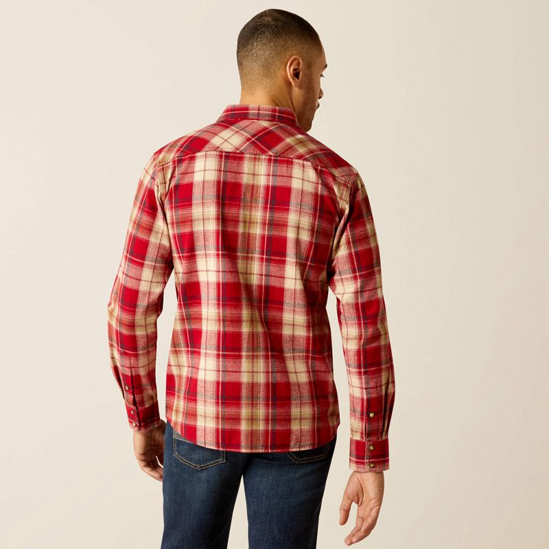 Rosewood Ariat Honor Retro Fit Shirt | 23HVMIOLW