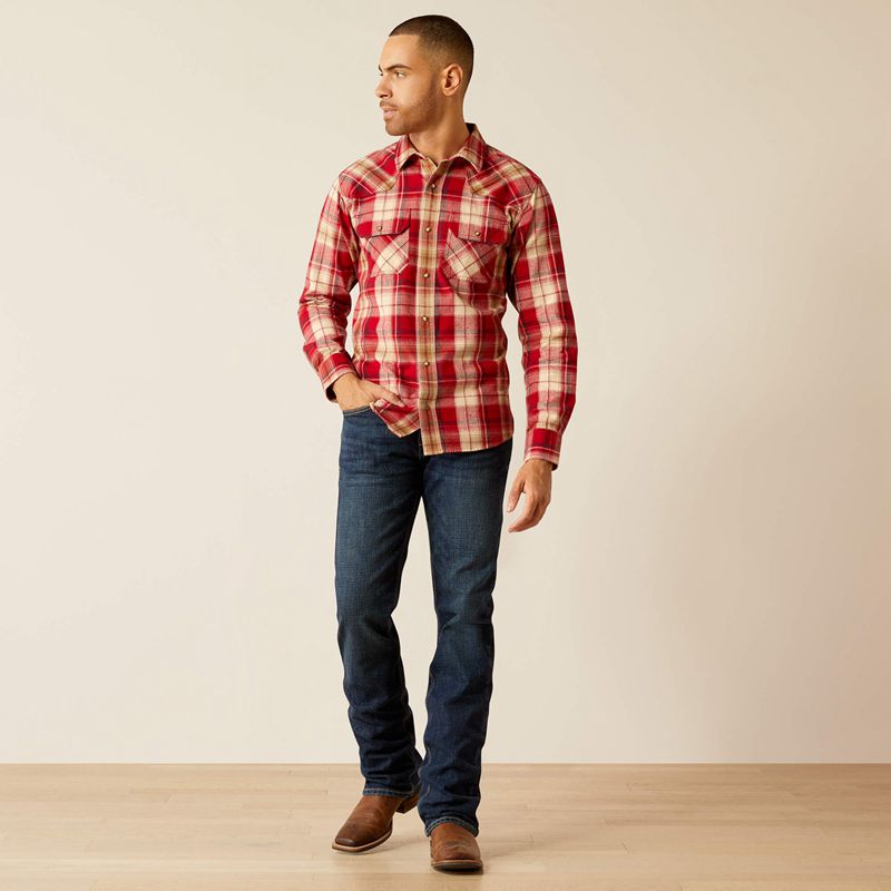 Rosewood Ariat Honor Retro Fit Shirt | 23HVMIOLW