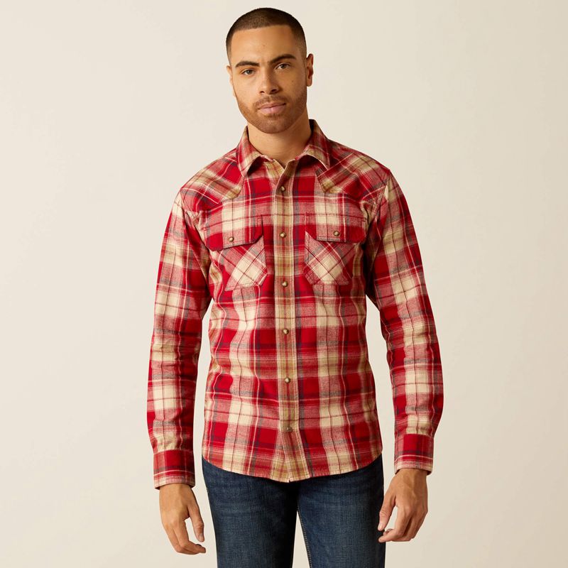 Rosewood Ariat Honor Retro Fit Shirt | 23HVMIOLW