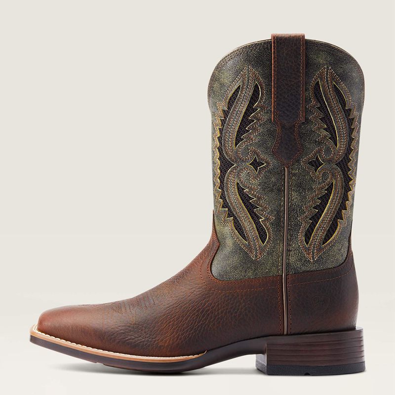 Rowdy Rust Ariat Rowder Venttek 360° Cowboy Boot | 93VBTZCIN