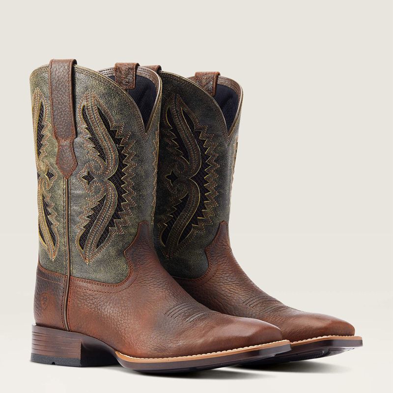 Rowdy Rust Ariat Rowder Venttek 360° Cowboy Boot | 93VBTZCIN