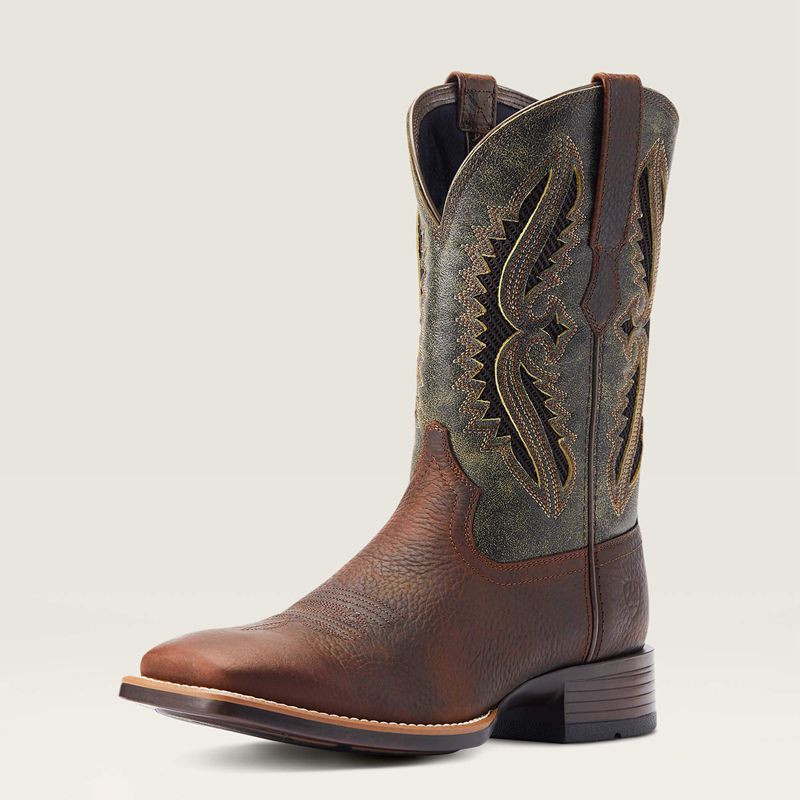 Rowdy Rust Ariat Rowder Venttek 360° Cowboy Boot | 93VBTZCIN