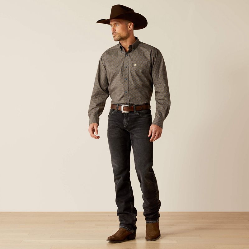 Royal Blue Ariat Reagan Classic Fit Shirt | 96QNEYVXT