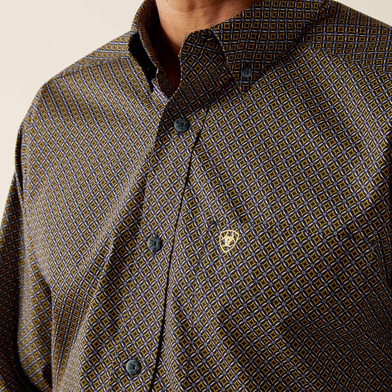 Royal Blue Ariat Reagan Classic Fit Shirt | 96QNEYVXT