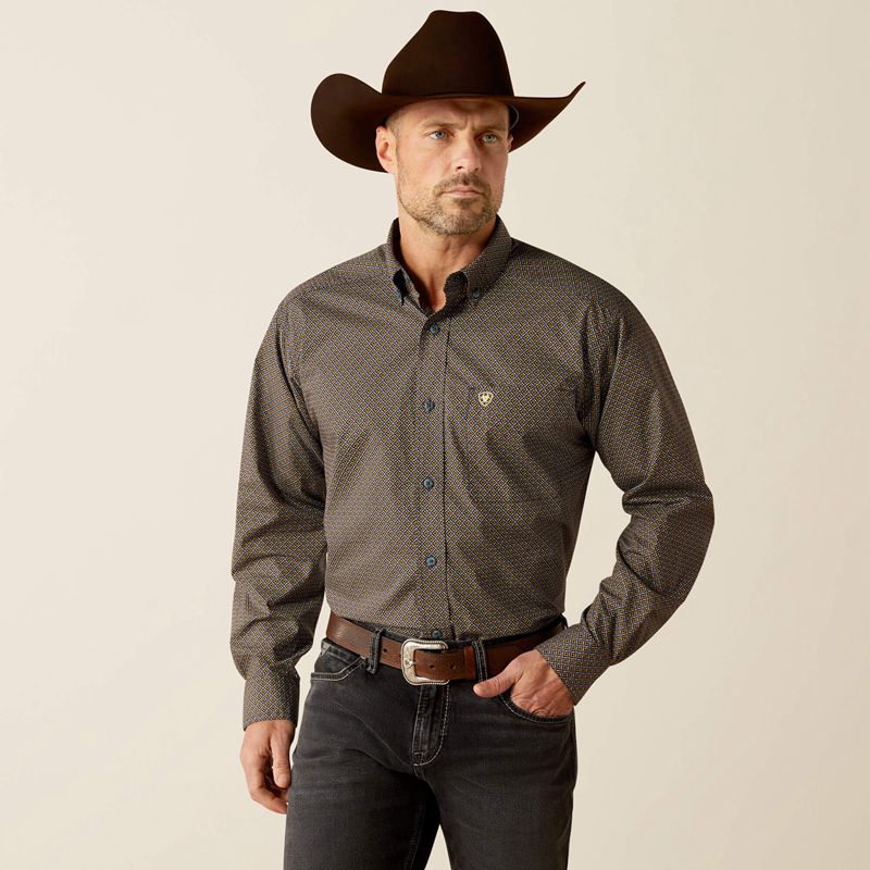 Royal Blue Ariat Reagan Classic Fit Shirt | 96QNEYVXT