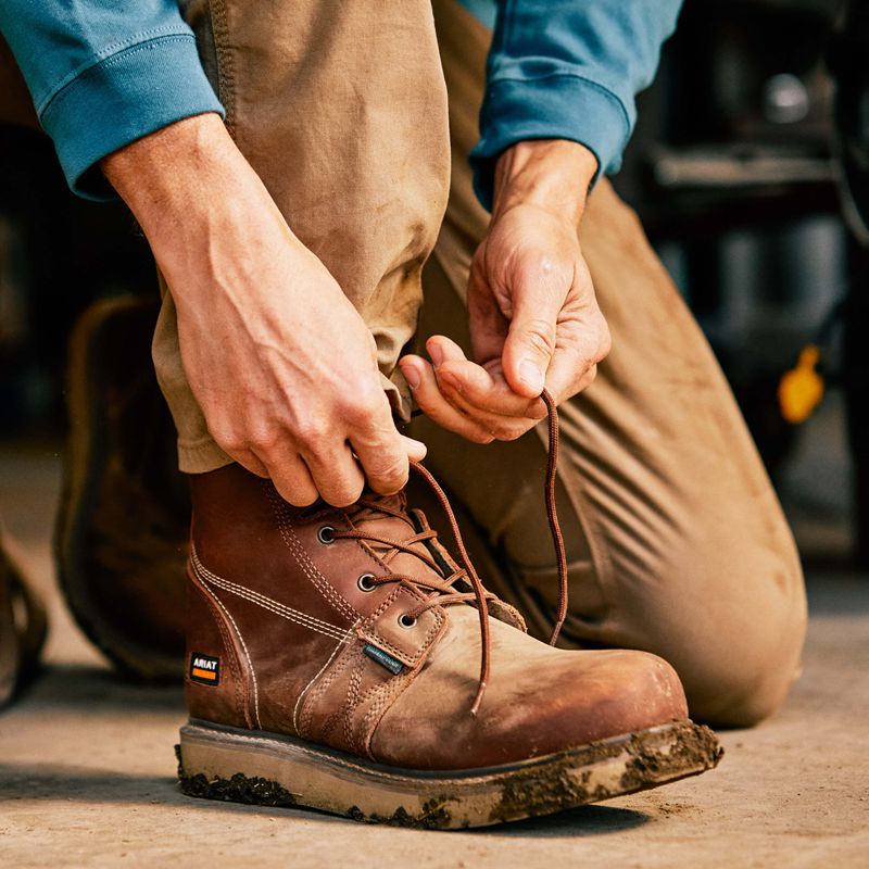 Rusted Copper Ariat Rebar Wedge 6