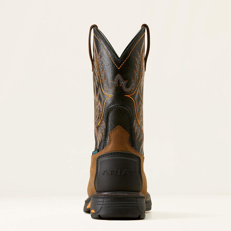 Rye Brown/Black Ariat Workhog Csa Xtr Waterproof Composite Toe Work Boot | 73AFSRBLE