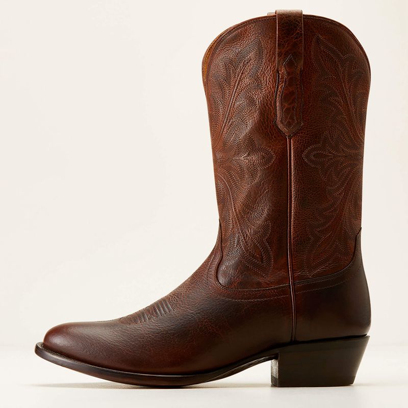 Saddle Brown Bison Ariat Bench Made James Western Boot | 14JKEUGWT