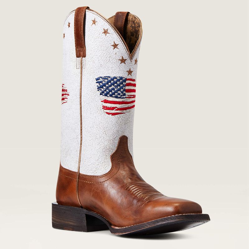 Saddle Up Ariat Circuit Patriot Western Boot | 12PVJUASH