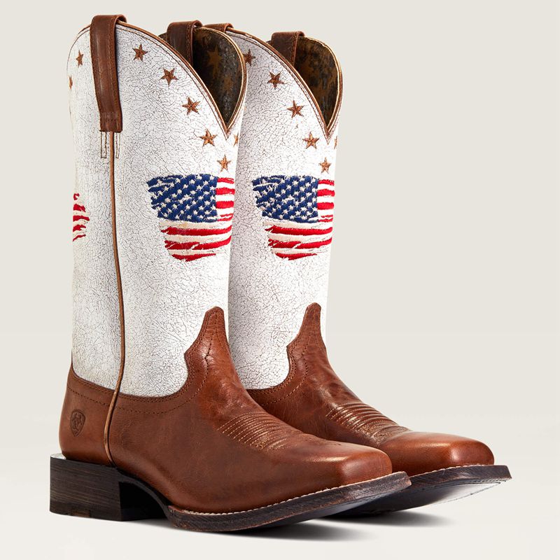 Saddle Up Ariat Circuit Patriot Western Boot | 12PVJUASH