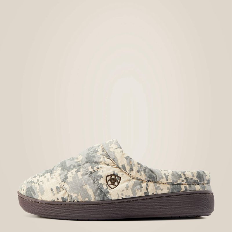 Sage Digi Camo Ariat Crius Clog Slipper | 45ZKQXBTG