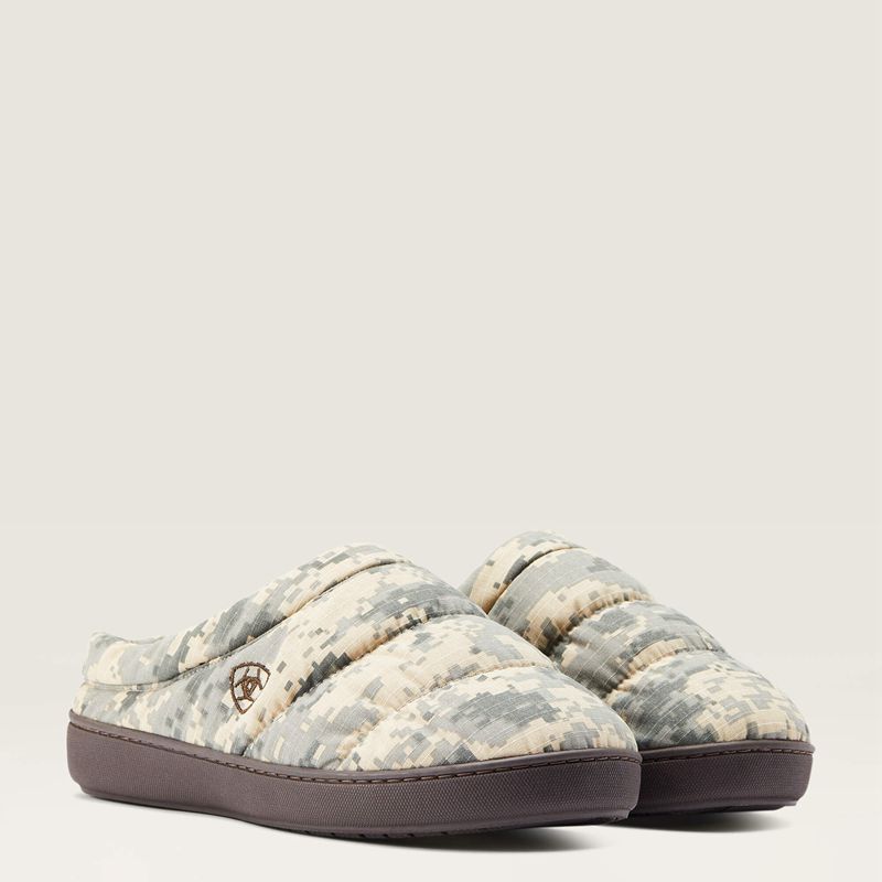 Sage Digi Camo Ariat Crius Clog Slipper | 45ZKQXBTG