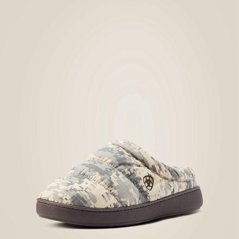 Sage Digi Camo Ariat Crius Clog Slipper | 45ZKQXBTG