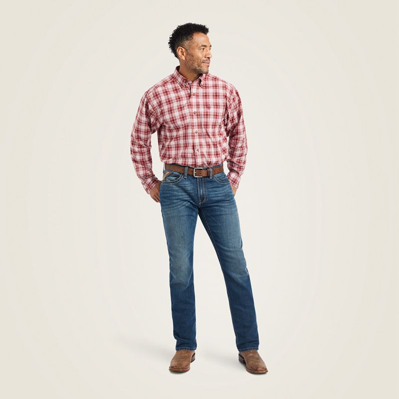 Samba Ariat Pro Series Keegan Stretch Classic Fit Shirt | 54LJHXTMF