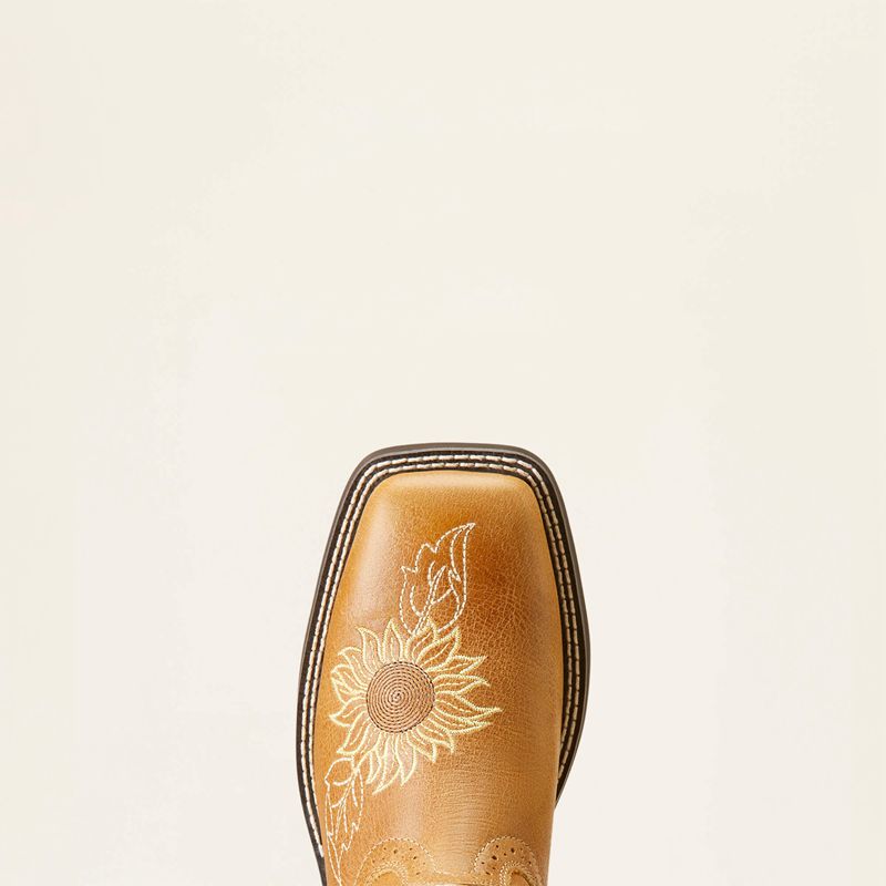 Sanded Tan Ariat Blossom Western Boot | 58OCQBXKV