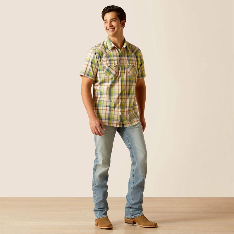 Sandshell Ariat Hinston Retro Fit Shirt | 02JRYBDHX