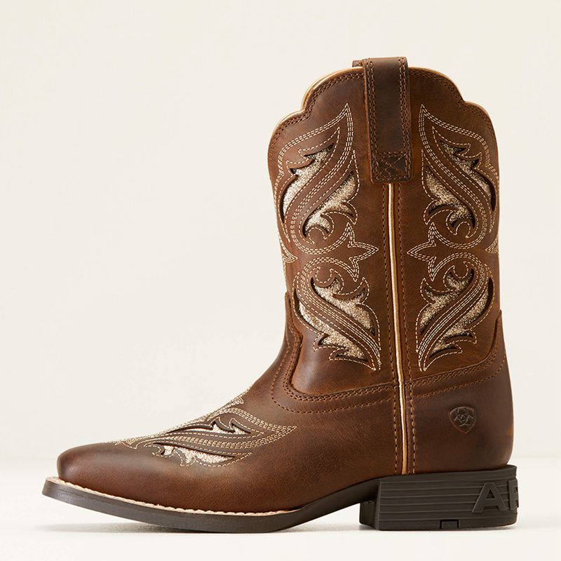 Sassy Brown Ariat Bk Round Up Bliss Western Boot | 45RIXVTCG