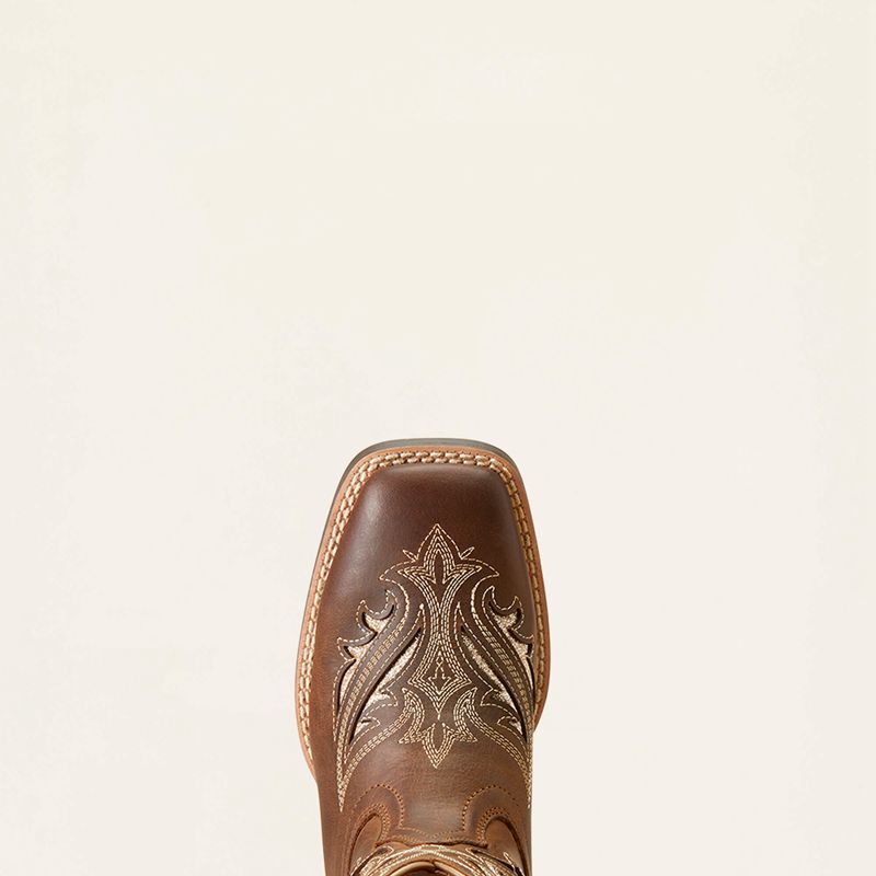 Sassy Brown Ariat Bk Round Up Bliss Western Boot | 45RIXVTCG