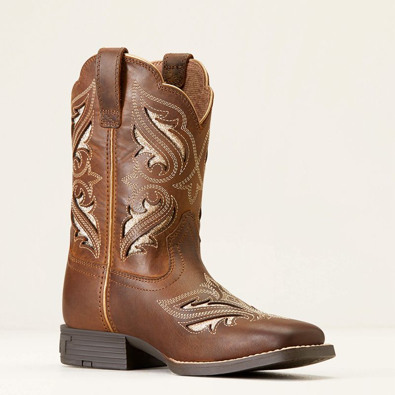 Sassy Brown Ariat Bk Round Up Bliss Western Boot | 45RIXVTCG