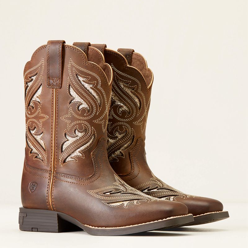 Sassy Brown Ariat Bk Round Up Bliss Western Boot | 45RIXVTCG