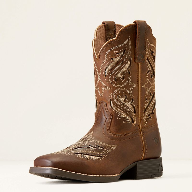 Sassy Brown Ariat Bk Round Up Bliss Western Boot | 45RIXVTCG