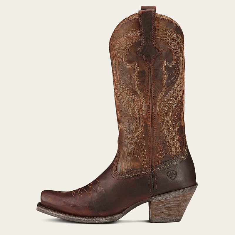 Sassy Brown Ariat Lively Western Boot | 83NMFOBHI