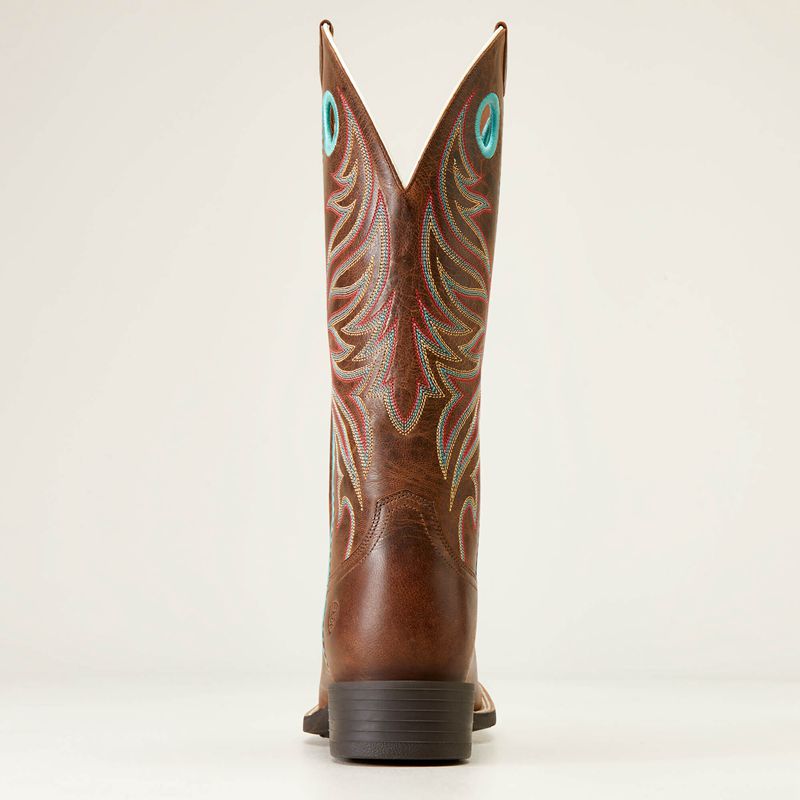 Sassy Brown Ariat Round Up Ryder Western Boot | 13RFJCLQG