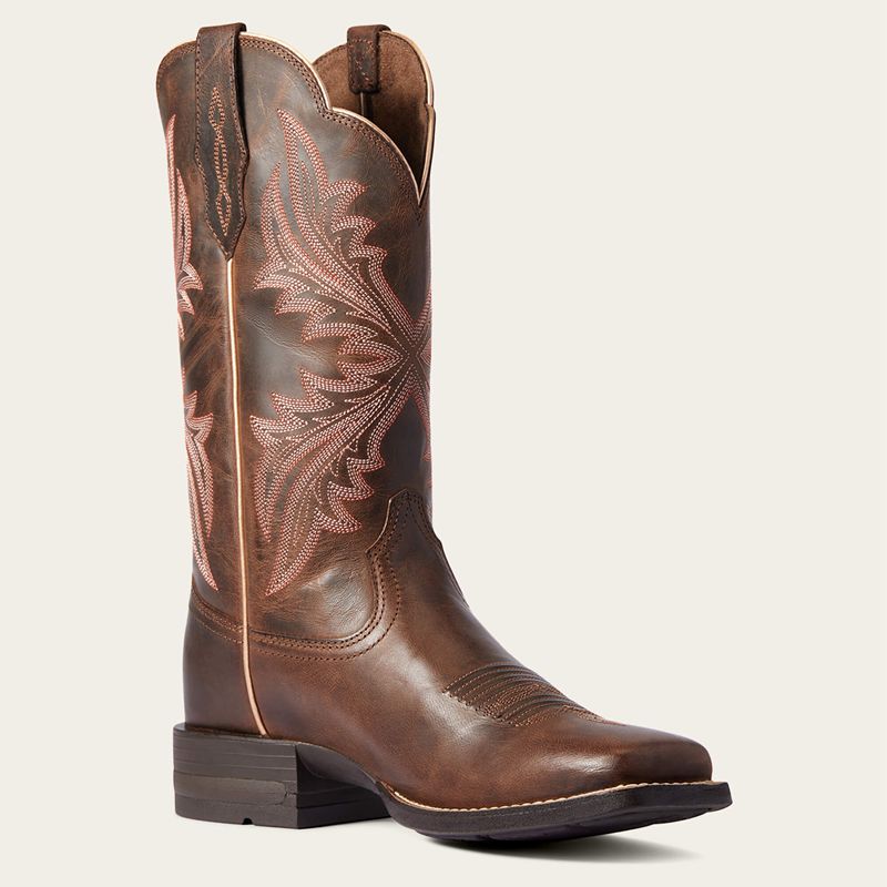 Sassy Brown Ariat West Bound Western Boot | 56WAESGRV