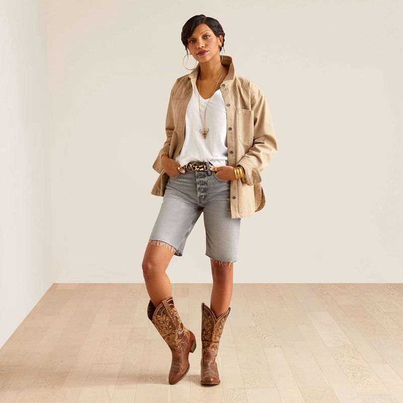 Savannah Tan Ariat Ranchester Jacket | 29FOYWCRS