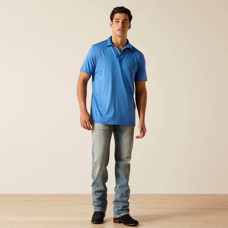 Seascape Ariat Charger 2.0 Fitted Polo | 48MRJBIWV