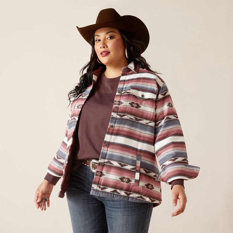 Serape Ariat Buffalo Plaid Shirt Jacket | 70FIZDNWR