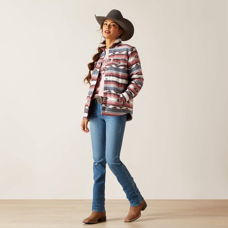 Serape Ariat Buffalo Plaid Shirt Jacket | 70FIZDNWR