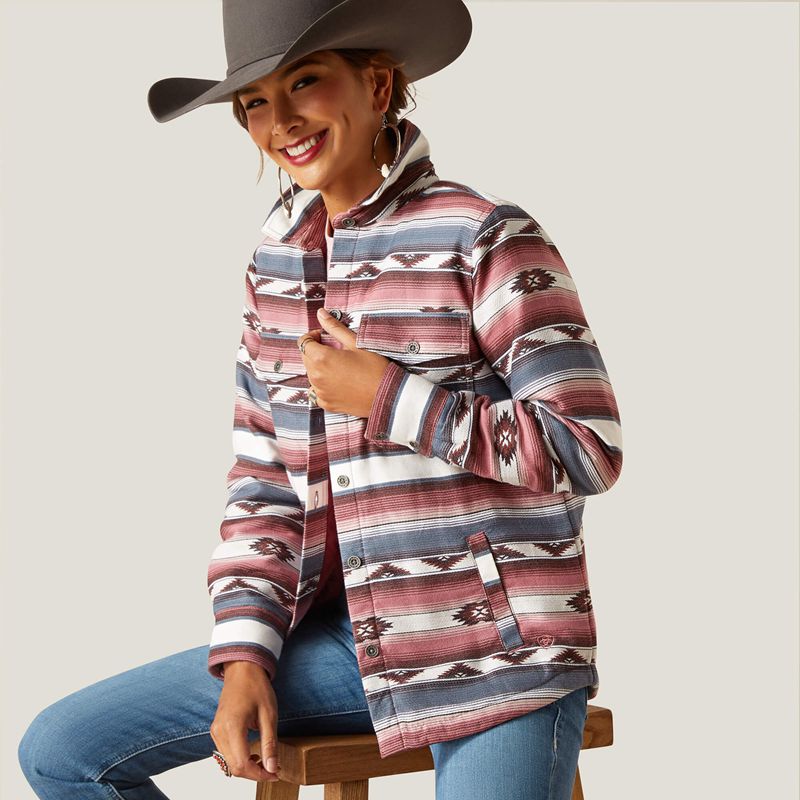 Serape Ariat Buffalo Plaid Shirt Jacket | 70FIZDNWR