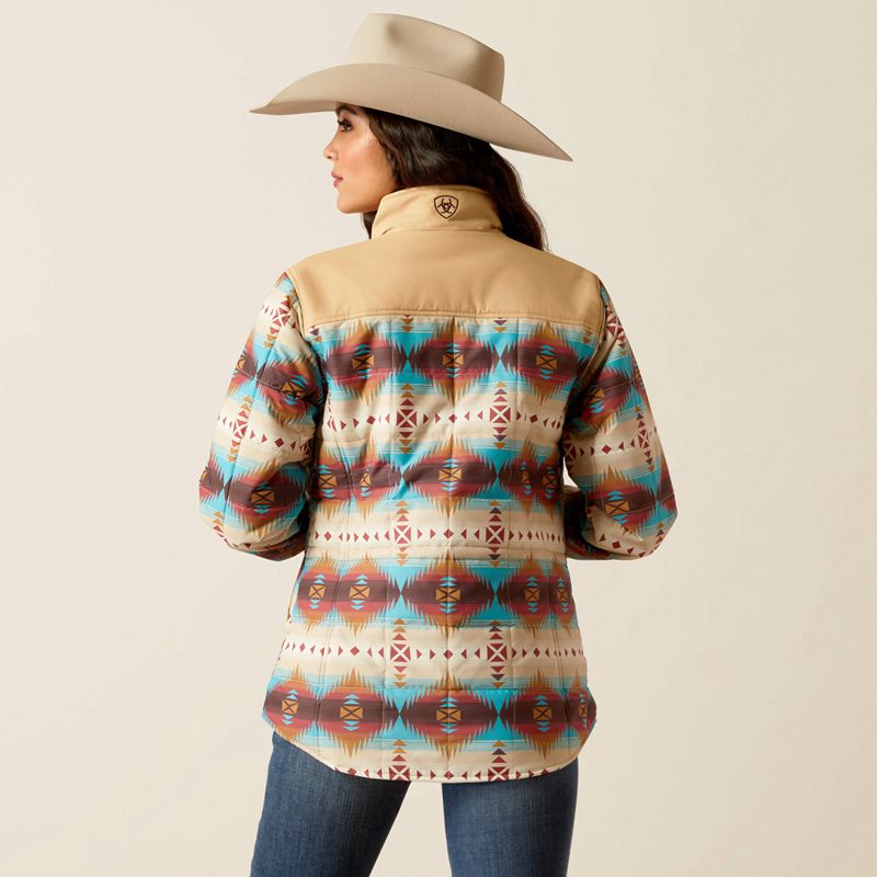 Serrano Southwest Print Ariat Crius Insulated Jacket | 48QHLAMVO