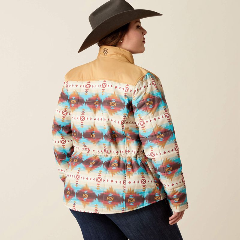 Serrano Southwest Print Ariat Crius Insulated Jacket | 48QHLAMVO