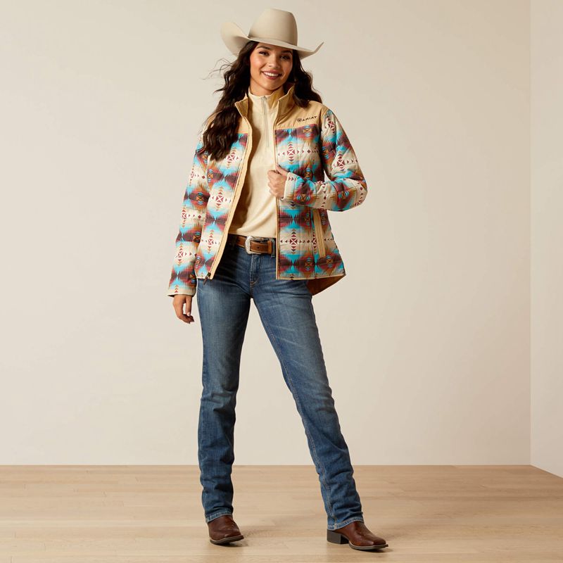 Serrano Southwest Print Ariat Crius Insulated Jacket | 48QHLAMVO