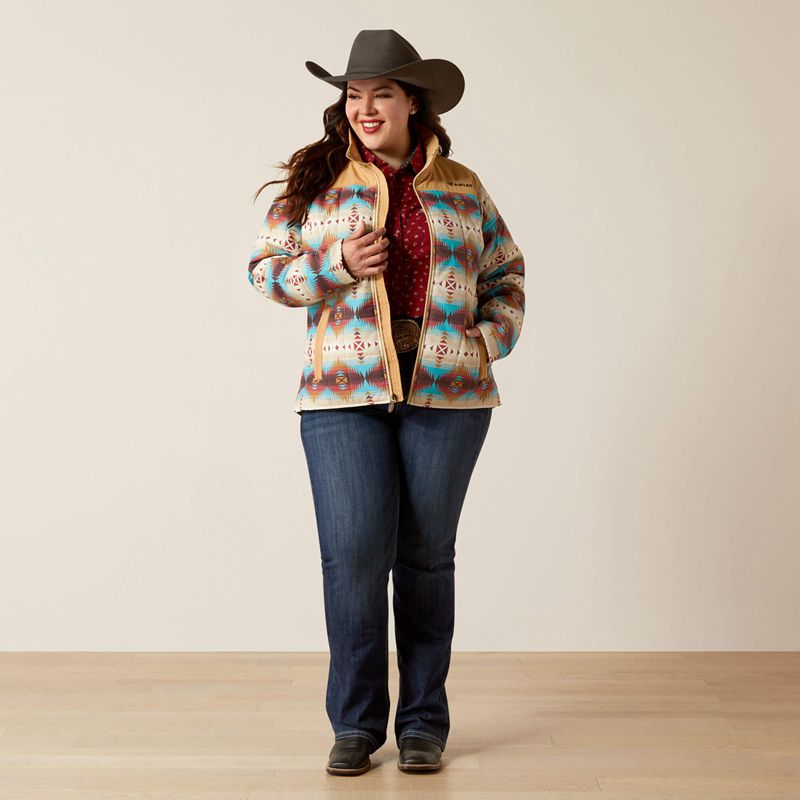 Serrano Southwest Print Ariat Crius Insulated Jacket | 48QHLAMVO