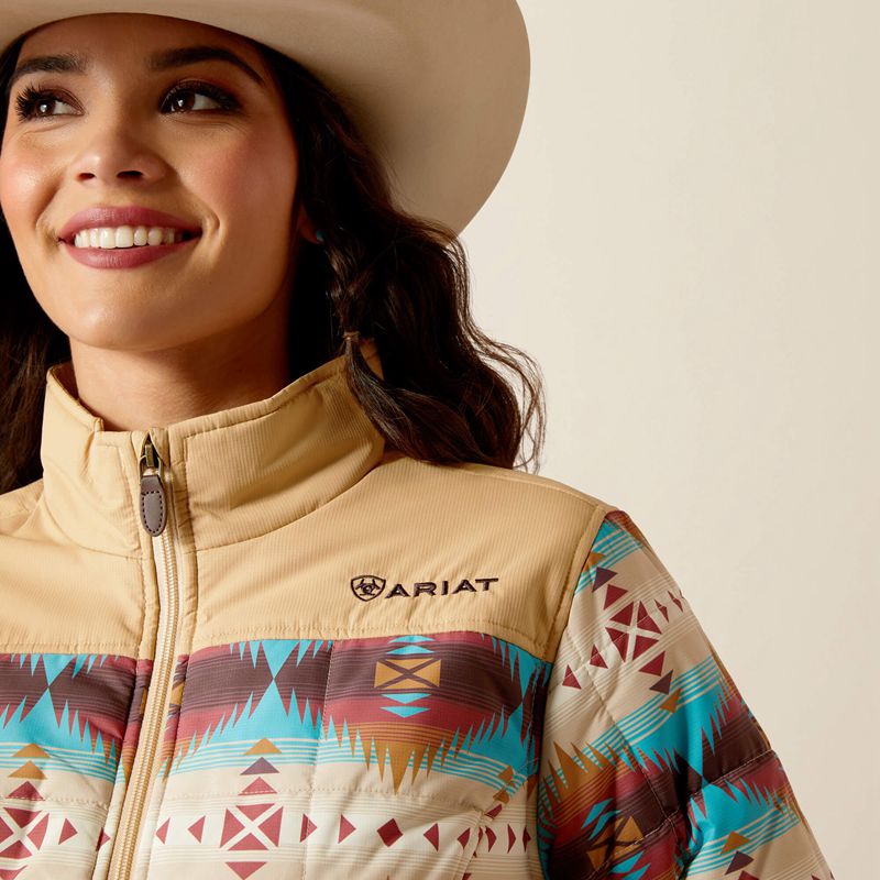 Serrano Southwest Print Ariat Crius Insulated Jacket | 48QHLAMVO