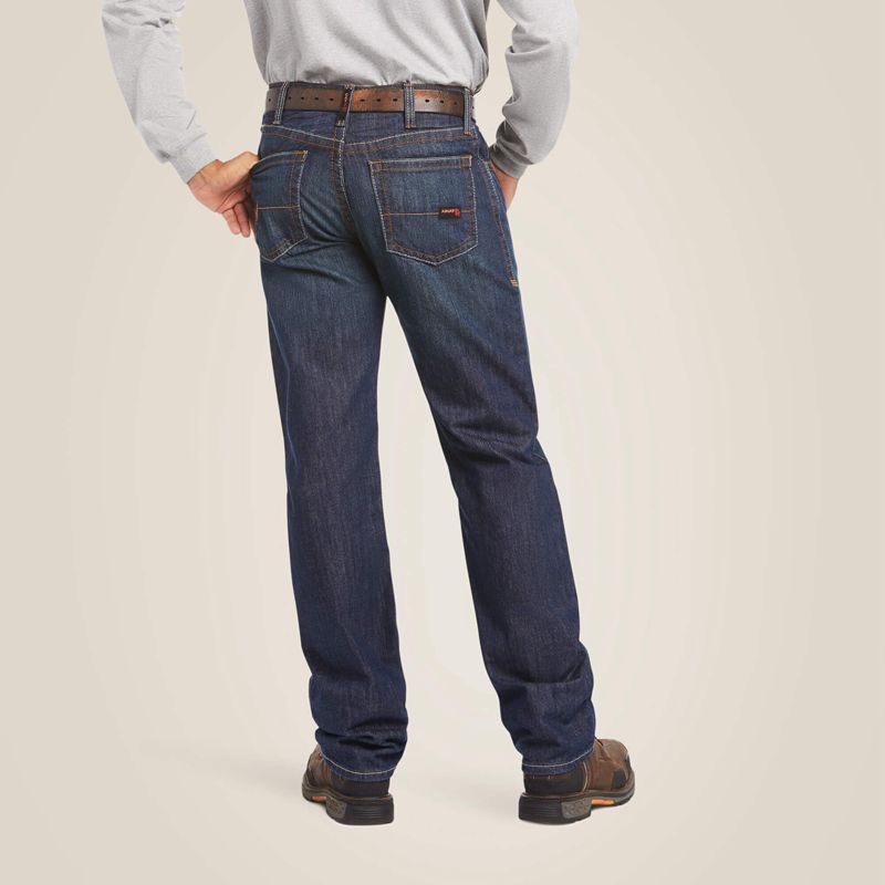 Shale Ariat Fr M3 Loose Basic Stackable Straight Leg Jean | 53BWZLHDE