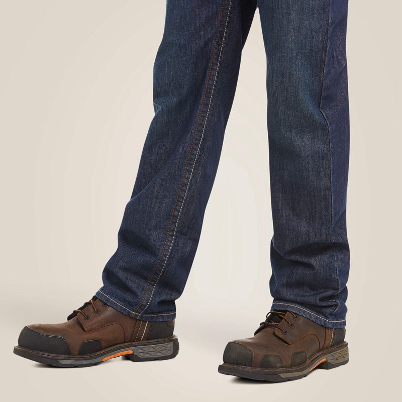 Shale Ariat Fr M3 Loose Basic Stackable Straight Leg Jean | 53BWZLHDE