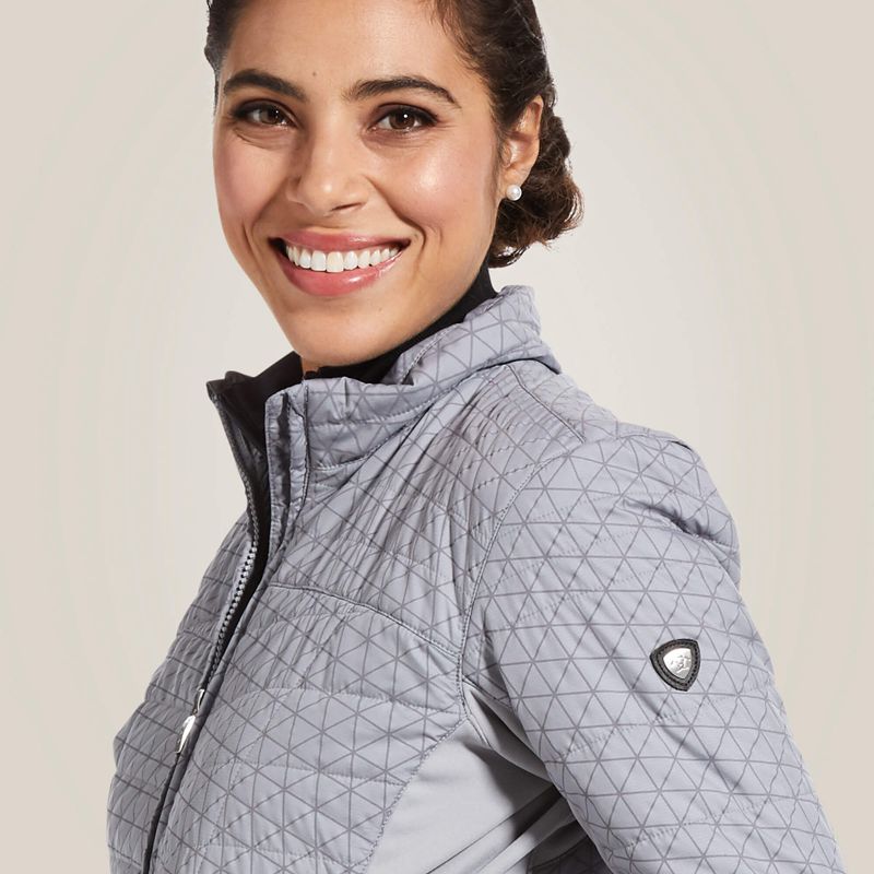 Silver Ariat Volt 2.0 Reflective Jacket | 56SNZMTAP