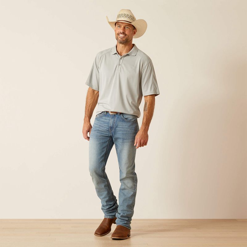 Silver Lining Ariat Ac Polo | 85HTCUXFK