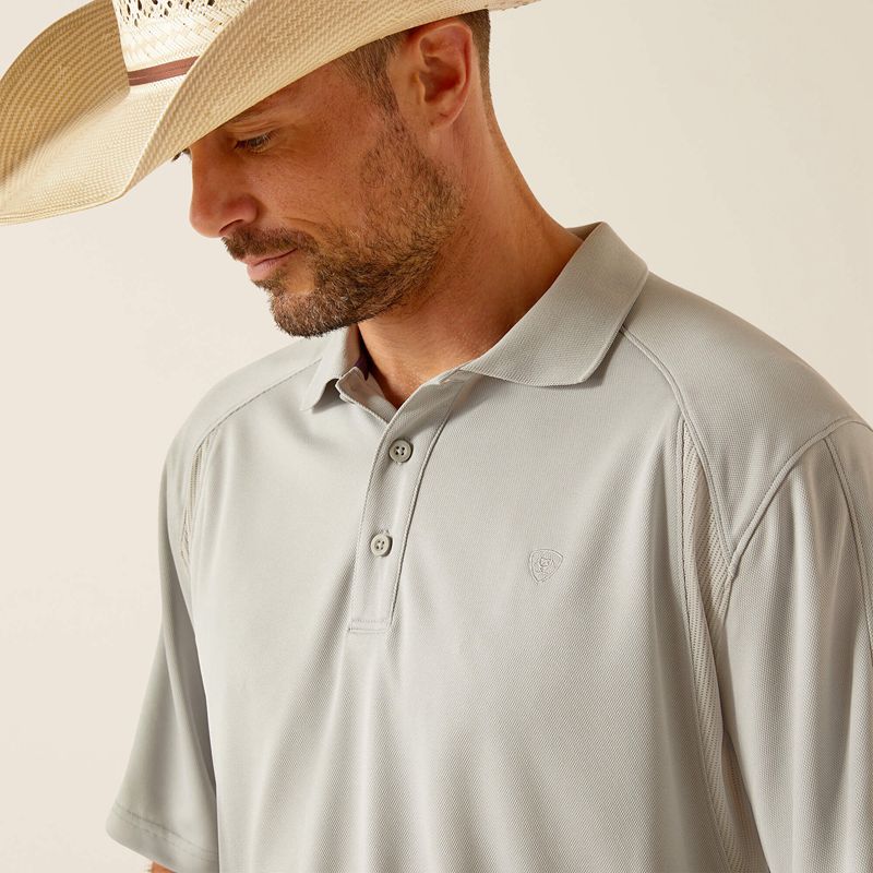 Silver Lining Ariat Ac Polo | 85HTCUXFK