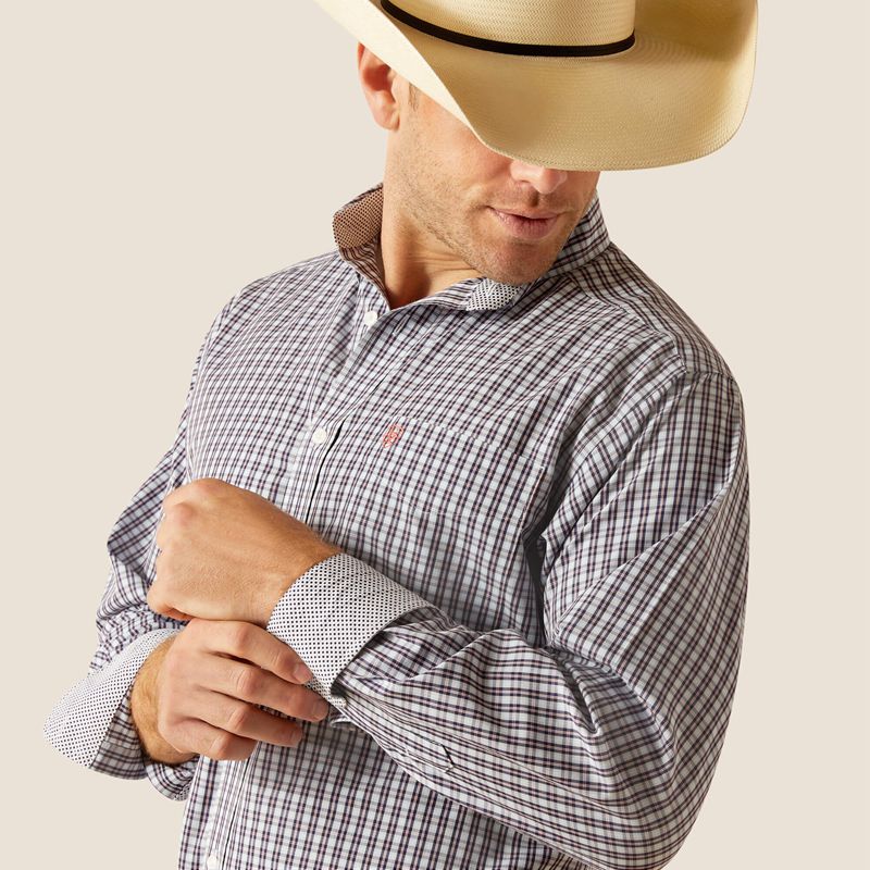 Skyway Ariat Wrinkle Free Walker Classic Fit Shirt | 06PHXYEJU