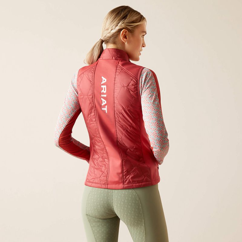 Slate Rose Ariat Fusion Insulated Vest | 31UGWLMXA