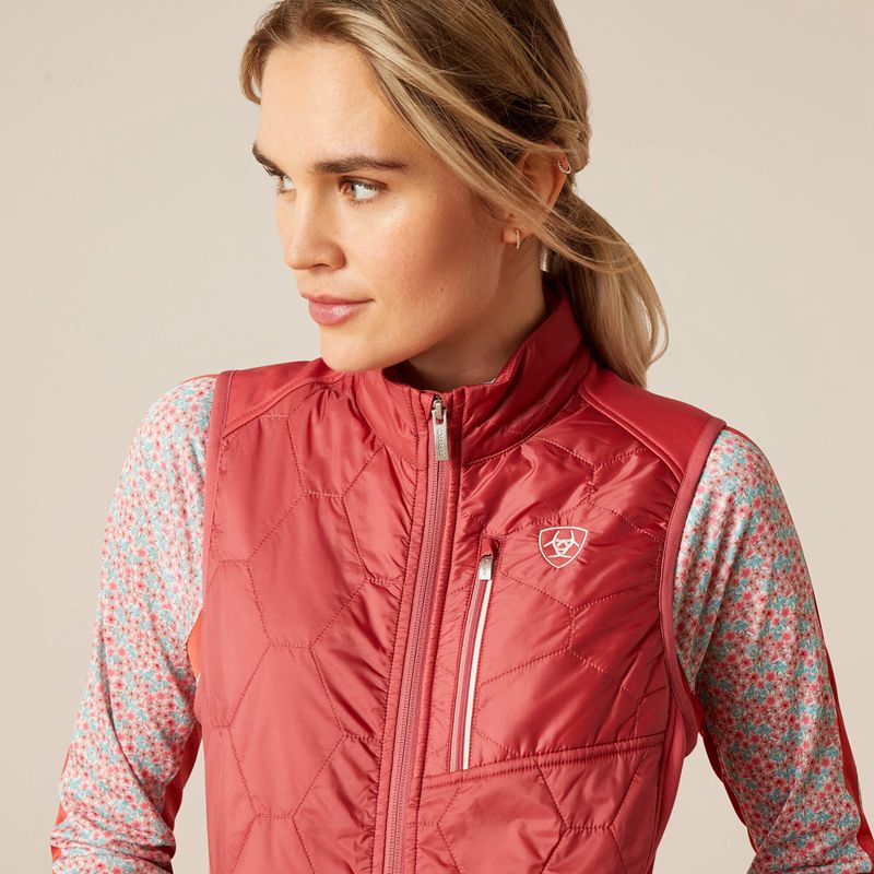 Slate Rose Ariat Fusion Insulated Vest | 31UGWLMXA