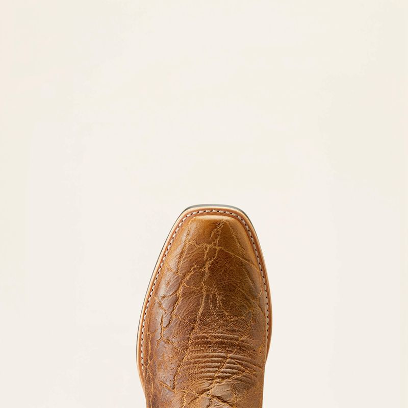 Smoked Tan/Aging Barrel Ariat Stadtler Cowboy Boot | 03KZCAIXE