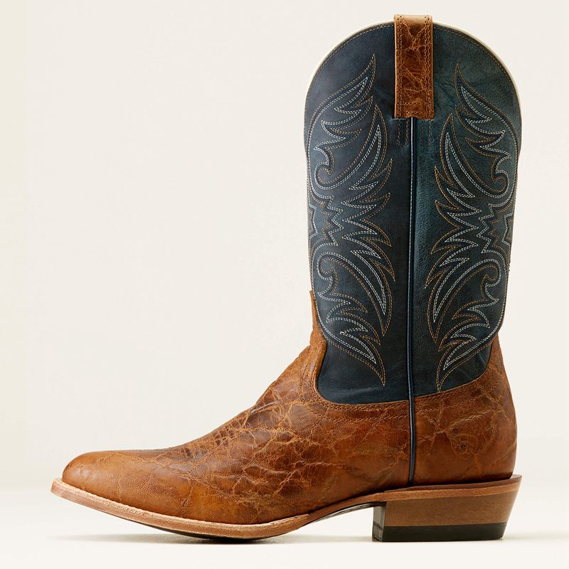 Smokehouse/Ocean Blue Ariat Bankroll Western Boot | 67XCUTREA