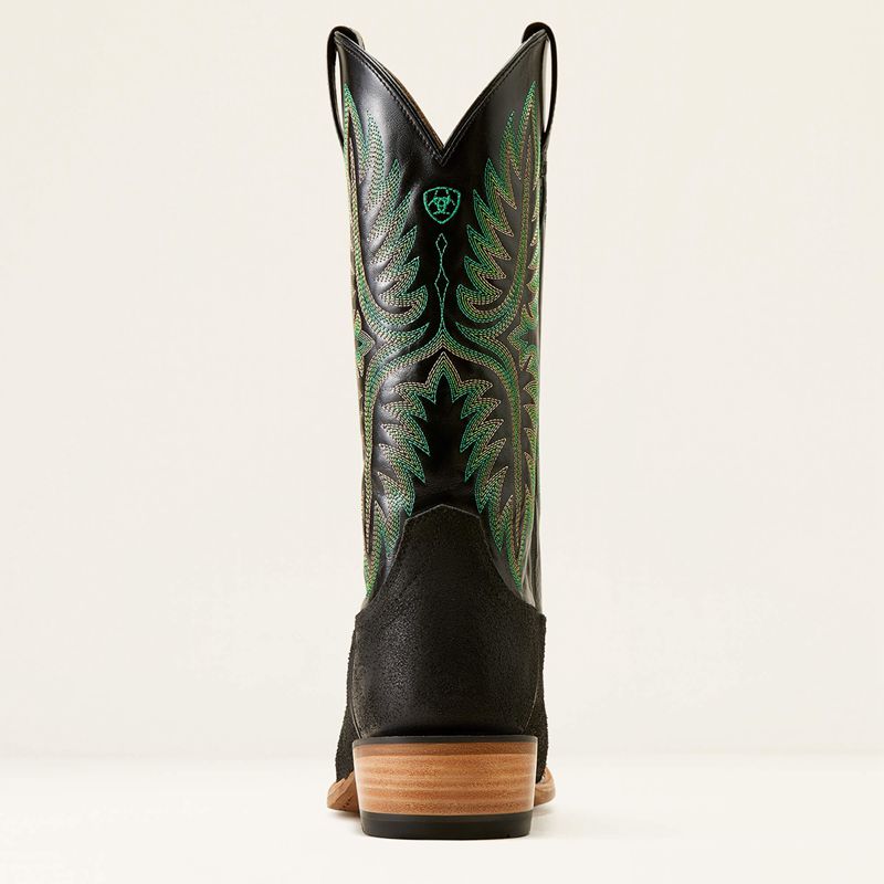 Smokey Roughout/Black Ariat Futurity Rider Cowboy Boot | 42SQPABKV